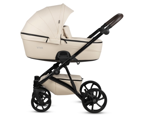 Tutis Viva 5 + LEATHER Vanilla 086 Детская коляска 2 в 1