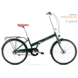 Velosipēds Romet Jubilat Eco 24" Alu Classic 15" Green