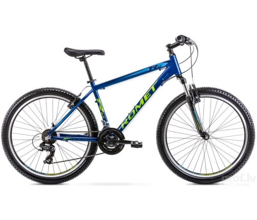 Vīriešu velosipēds Romet Rambler R6.0 Blue/Green 26 collas