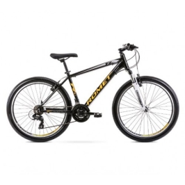 Vīriešu velosipēds Romet Rambler R6.1 26" black/yellow 17M Vīriešu velosipēds Romet Rambler R6.1 26" black/yellow 17M