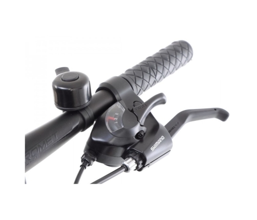 Vīriešu velosipēds Romet Rambler R6.1 26 black/yellow 19L