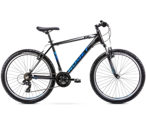 Vīriešu velosipēds Romet Rambler R6.1 Black/Blue 26 collas