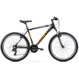 Vīriešu velosipēds Romet Rambler R6.1 Black/Yellow 26 collas