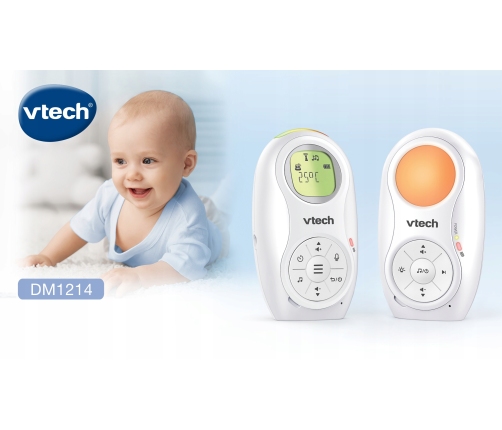 Vtech DM1214 Mobilā Radio aukle Naktslampa