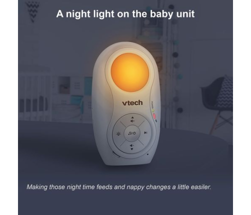 Vtech DM1214 Mobilā Radio aukle Naktslampa