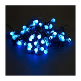 Ziemassvētku virtene Burbuļi Blue 100 LED 11 m