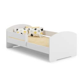 Bērnu gulta Luk ar matraci un aizsargbarjeru 164 cm x 85 cm x 63 cm Bērnu gulta Luk ar matraci un aizsargbarjeru 164 cm x 85 cm x 63 cm