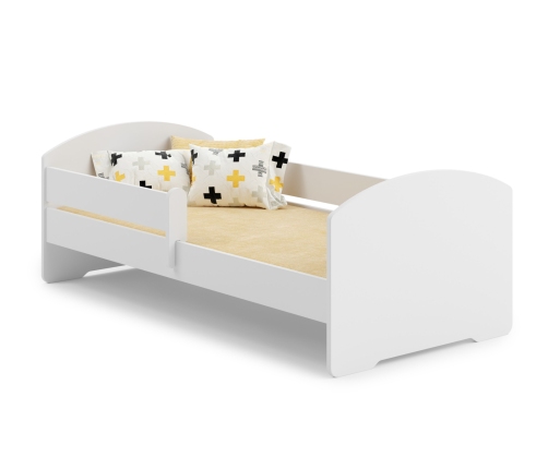 Детская кровать Luk с матрасом и барьерной защитой 164 см х 85 см х 63 см