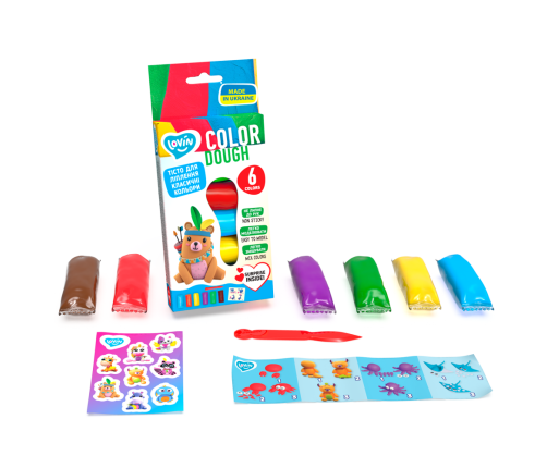 Radošais komplekts Modelēšanas mīkla Play Dough - Aroma 6 krāsas