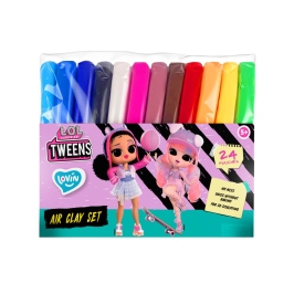 Radošais komplekts Modelēšanas mīkla Air Clay - 24 krāsas L.O.L. Surprise! Radošais komplekts Modelēšanas mīkla Air Clay - 24 krāsas L.O.L. Surprise!