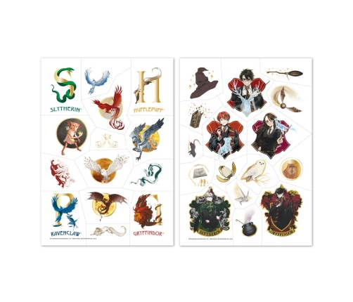 Spēle brīvā dabā Pagaidu tetovējumu komplekts Harijs Poters (zelta spīdums!)