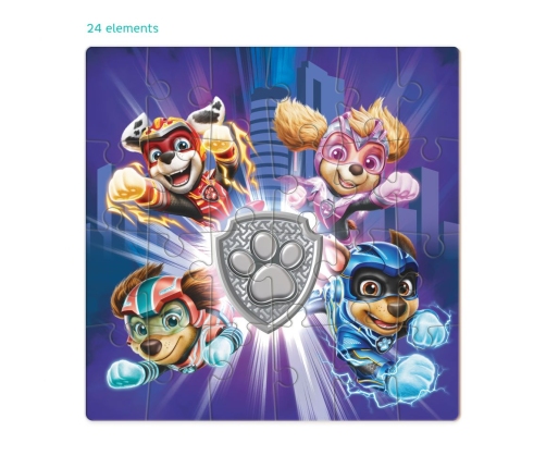 Attīstošā puzle Paw Patrol Mighty heros 24 gab.