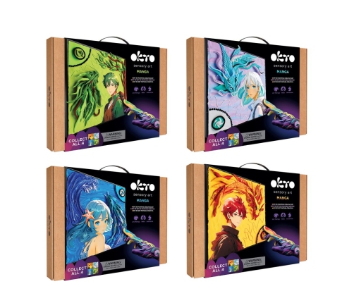 Radošais komplekts Modelēšanas masas - 3D glezna MANGA Zeme (29*29 cm)