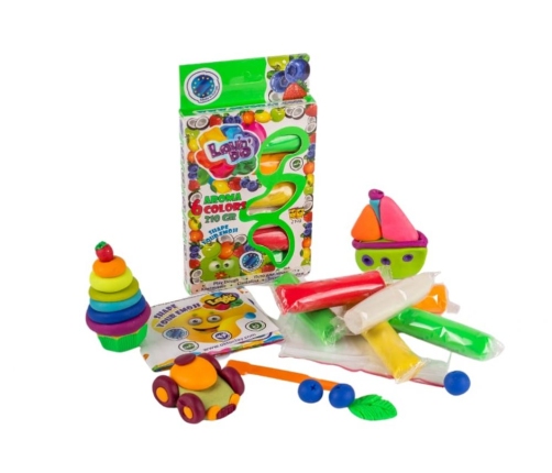 Radošais komplekts Modelēšanas mīkla Play Dough - Aroma 6 krāsas