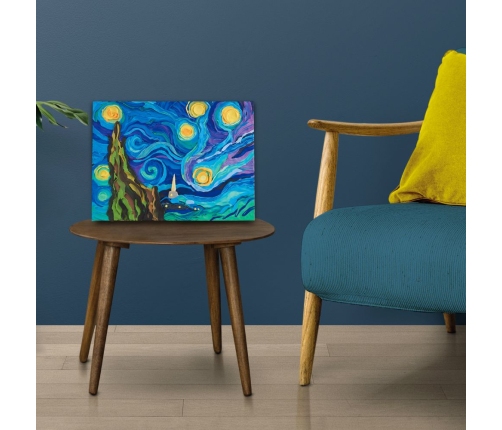 Radošais komplekts Modelēšanas masas - 3D glezna Starry night (30*40 cm)