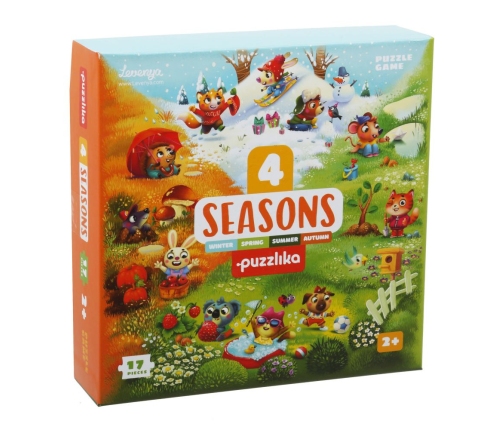 Attīstošā puzle 4 Lieliskie Gadalaiki