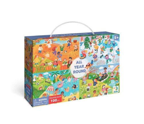 Attīstošā puzle Puzle Gadalaiki