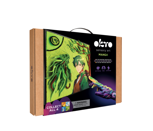 Radošais komplekts Modelēšanas masas - 3D glezna MANGA Zeme (29*29 cm)