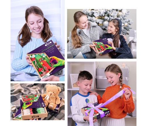 Radošais komplekts Air clay Modelēšanas masas komplekts Little Worlds Mommy Troll