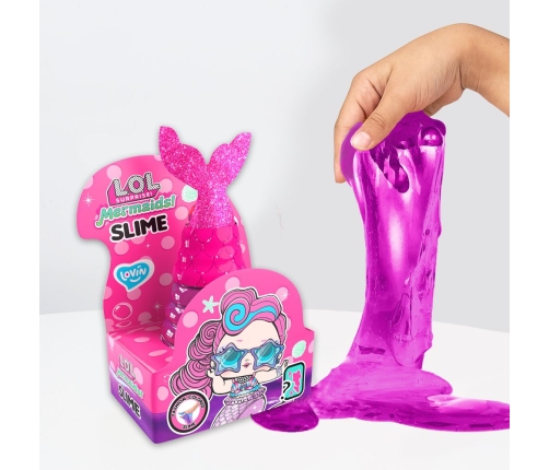 Antistresa rotaļlieta Gļotas - slaims L.O.L. Surprise! TM Mermaid Shine Box Pink pārsteigums