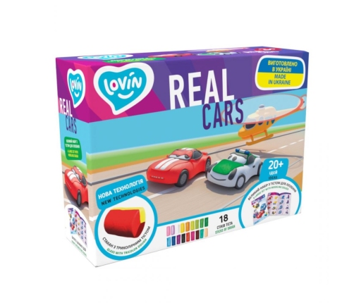 Radošais komplekts Modelēšanas mīkla Play Dough - Real Сars