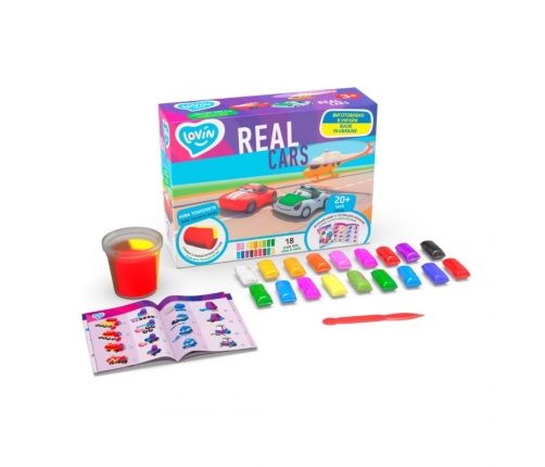 Radošais komplekts Modelēšanas mīkla Play Dough - Real Сars