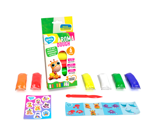 Radošais komplekts Modelēšanas mīkla Play Dough - Aroma Asorti New 6 krāsas