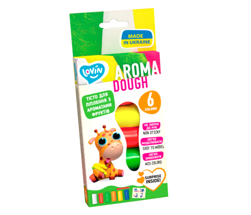 Radošais komplekts Modelēšanas mīkla Play Dough - Aroma Asorti New 6 krāsas