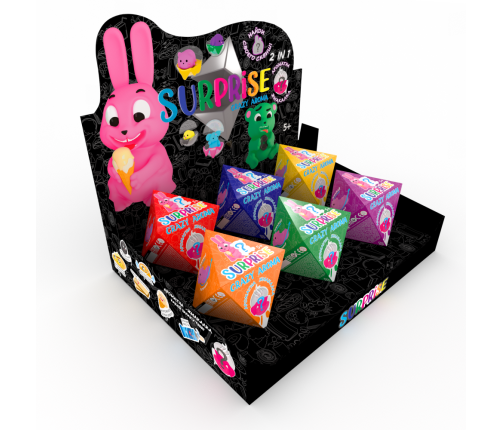 Antistresa rotaļlieta Gļotas - slaims Crazy Aroma SURPRISE+Squish