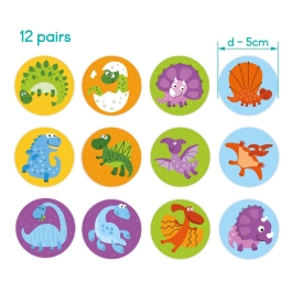 Galda spēles Memo spēle Dinozauri