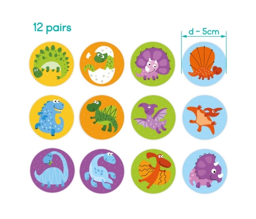 Galda spēles Memo spēle Dinozauri