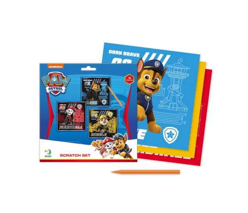 Galda spēles Scratch Set Paw Patrol