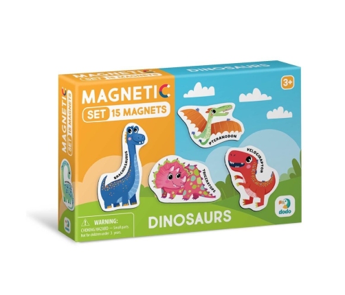 Attīstošā magnētiskā puzle Dinozauri