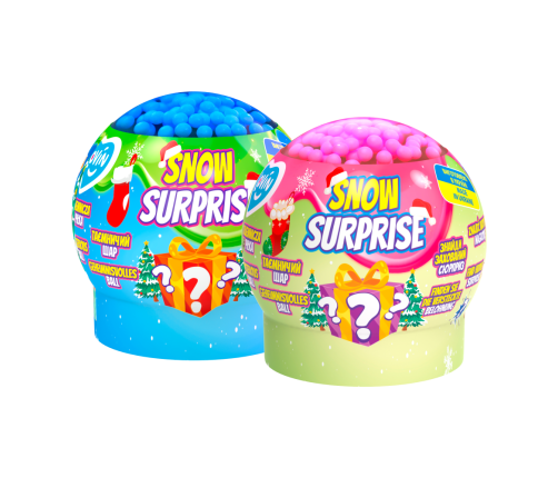 Antistresa rotaļlieta Gļotas - slaims  Snow Surprise