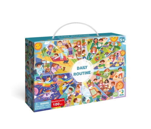 Attīstošā puzle Puzle Mans dienas režīms