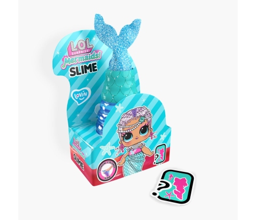 Antistresa rotaļlieta Gļotas - slaims L.O.L. Surprise! TM Mermaid Shine Box Turquoise pārsteigums