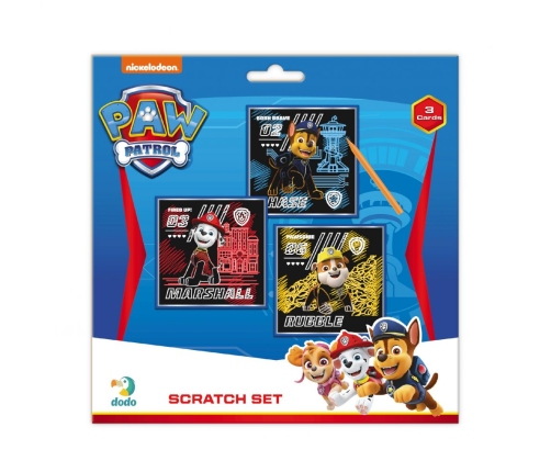 Galda spēles Scratch Set Paw Patrol