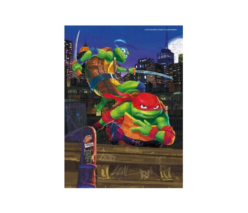 Attīstošā puzle Medium-S TMNT Leonardo and Raphael 250 gab.