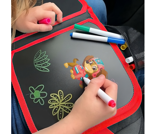 Galda spēles Daudzreizējā krāsojamā grāmata ar flomasteriem 