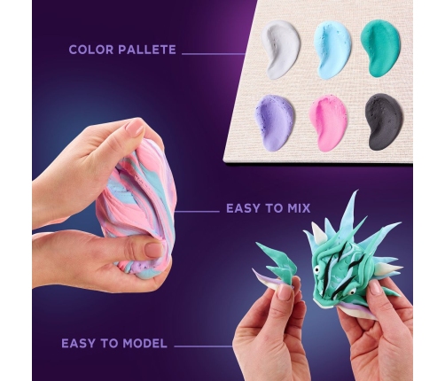 Radošais komplekts Modelēšanas masas - 3D glezna MANGA Gaiss (29*29 cm)