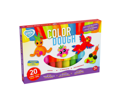 Radošais komplekts Modelēšanas mīkla Play Dough - Lovin 20 gab.