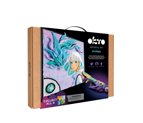 Radošais komplekts Modelēšanas masas - 3D glezna MANGA Gaiss (29*29 cm)