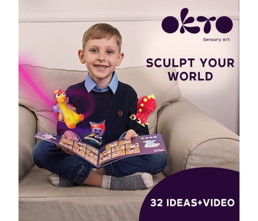 Radošais komplekts Air clay Modelēšanas masas - komplekts 36 krāsas