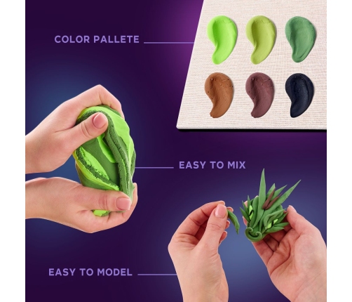 Radošais komplekts Modelēšanas masas - 3D glezna MANGA Zeme (29*29 cm)