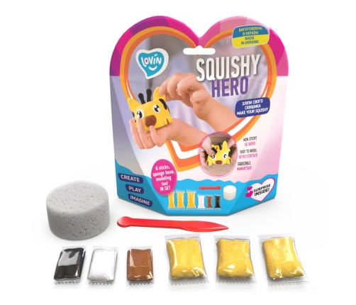 Antistresa rotaļlieta Izveido savu Squishy Varoni - Žirafe