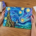 Radošais komplekts Modelēšanas masas - 3D glezna Starry night (30*40 cm)