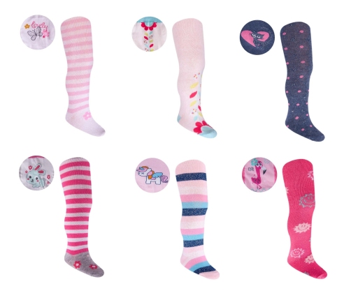 Колготки х/б с рисунком GIRL 68-86 cm RAB-0003