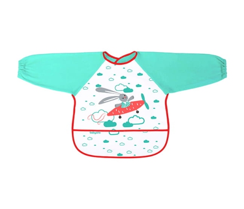 Слюнявчик с рукавами фроте-PVH BabyOno 837