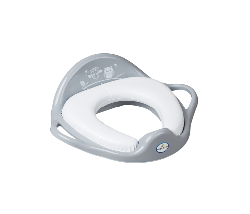 WC-SOFT накладка на унитаз OWL grey SO-020-106