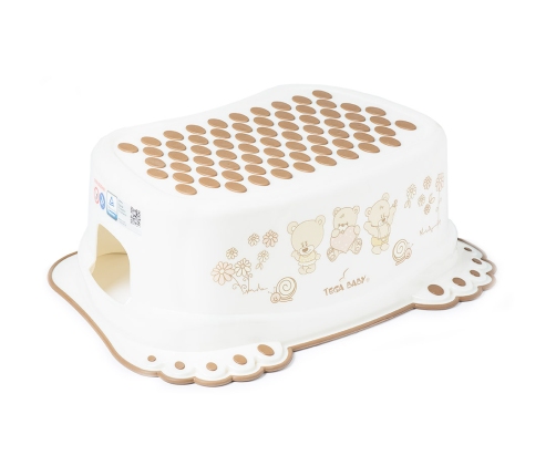 Pakāpiens-step BEAR white pearl MS-017-118